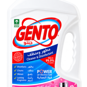 مطهر ومنظف جنتو عبوة وردية 3 لتر