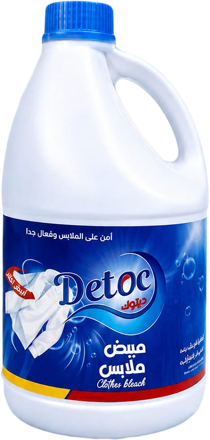 كلور مبيض ملابس ديتوك 4 لتر