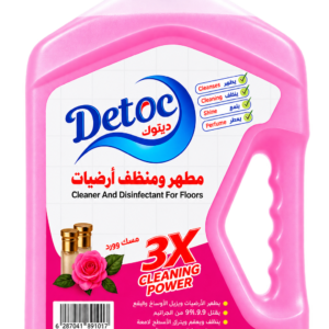 مطهر ومنظف أرضيات ديتوك عبوة وردية 3 لتر